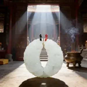 Destiny Jade Pair Draw True Love & Protect Your Heart’s Connection Calming Jade Material Enhance Connection Attract True Love auto draft