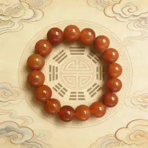 red agate feng shui bracelet ward off negativity & boost luck